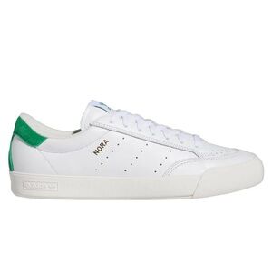 Adidas Nora White Skate Sneakers with Green Details